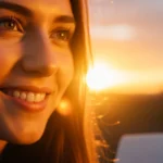 "metaphor for smile"