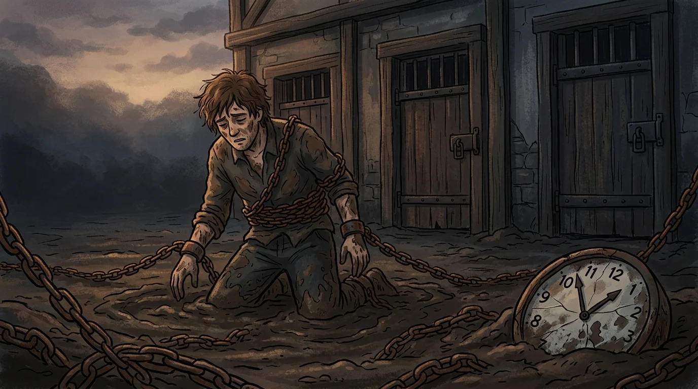 "metaphor for being stuck"