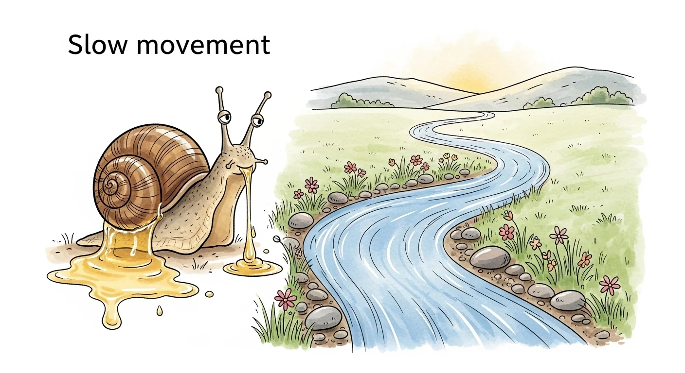 "metaphor for slow"