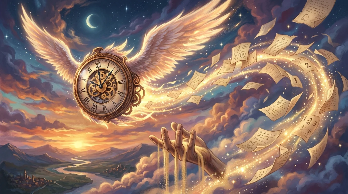 "metaphor for time going fast"