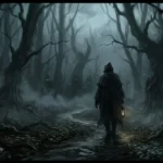 "metaphor for scary"