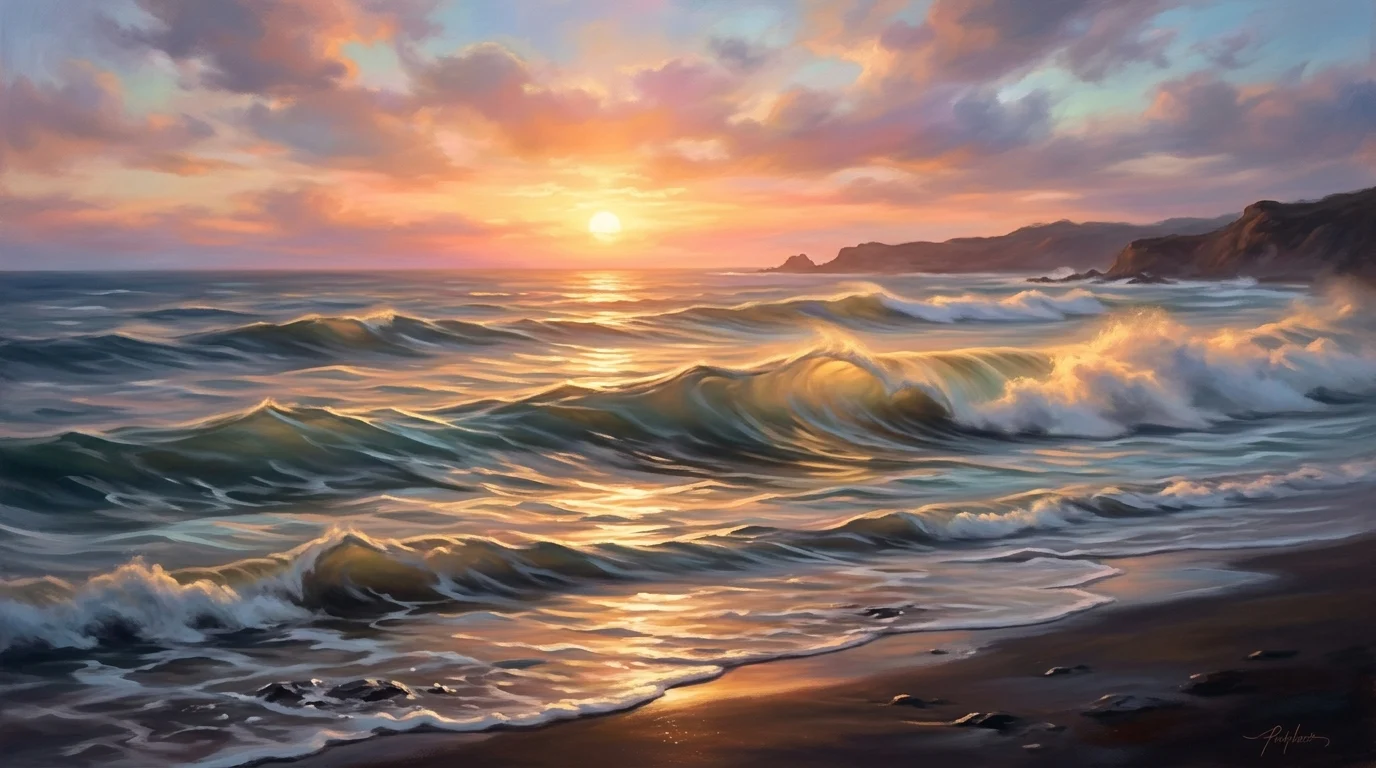 "metaphor for waves"