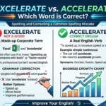 excelerate or accelerate