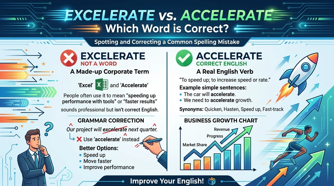 excelerate or accelerate