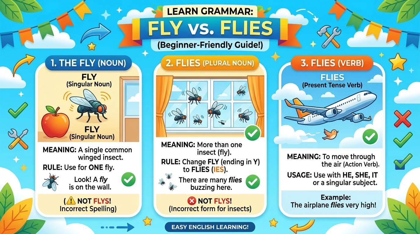flys vs flies