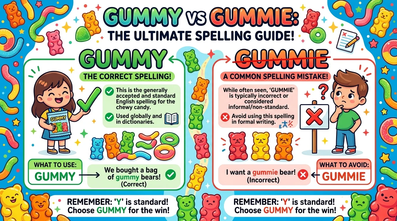 gummy vs gummie
