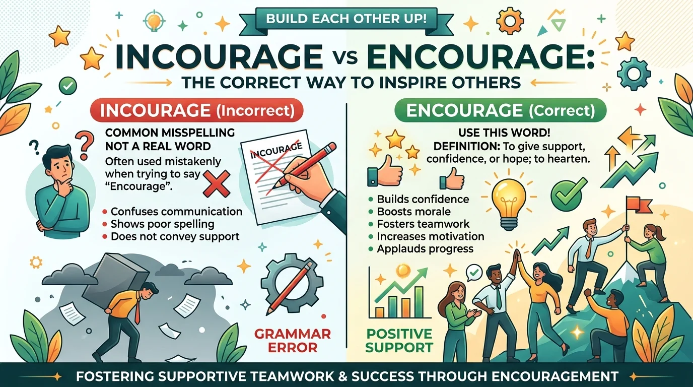 incourage vs encourage
