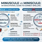 minuscule vs miniscule