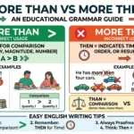 more then vs more than