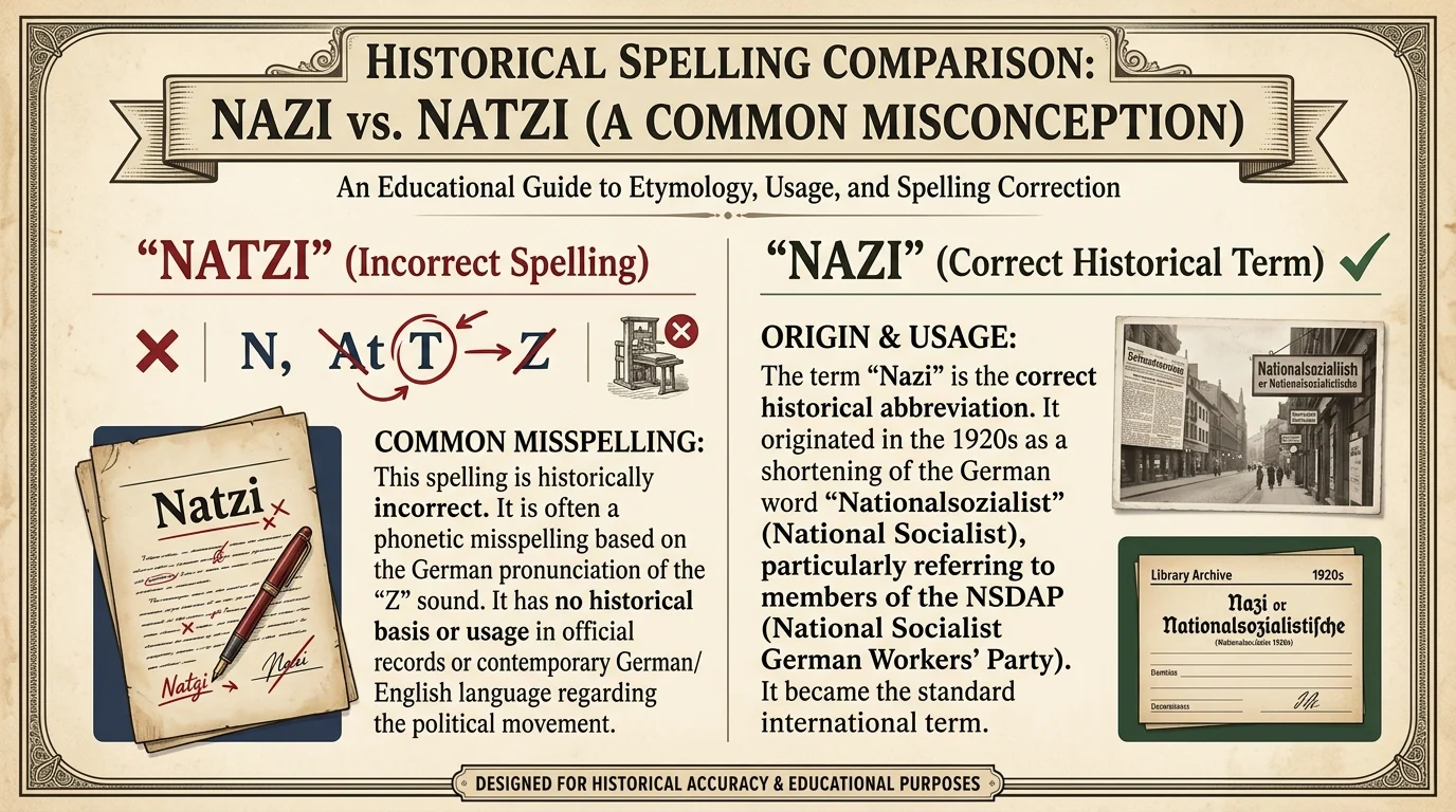 natzi vs nazi