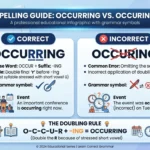 occurring vs occuring