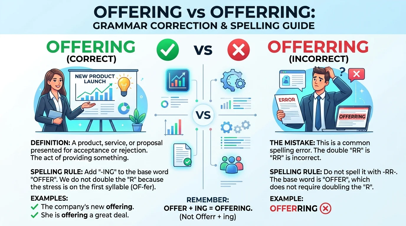 offerring vs offering