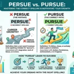 persue vs pursue
