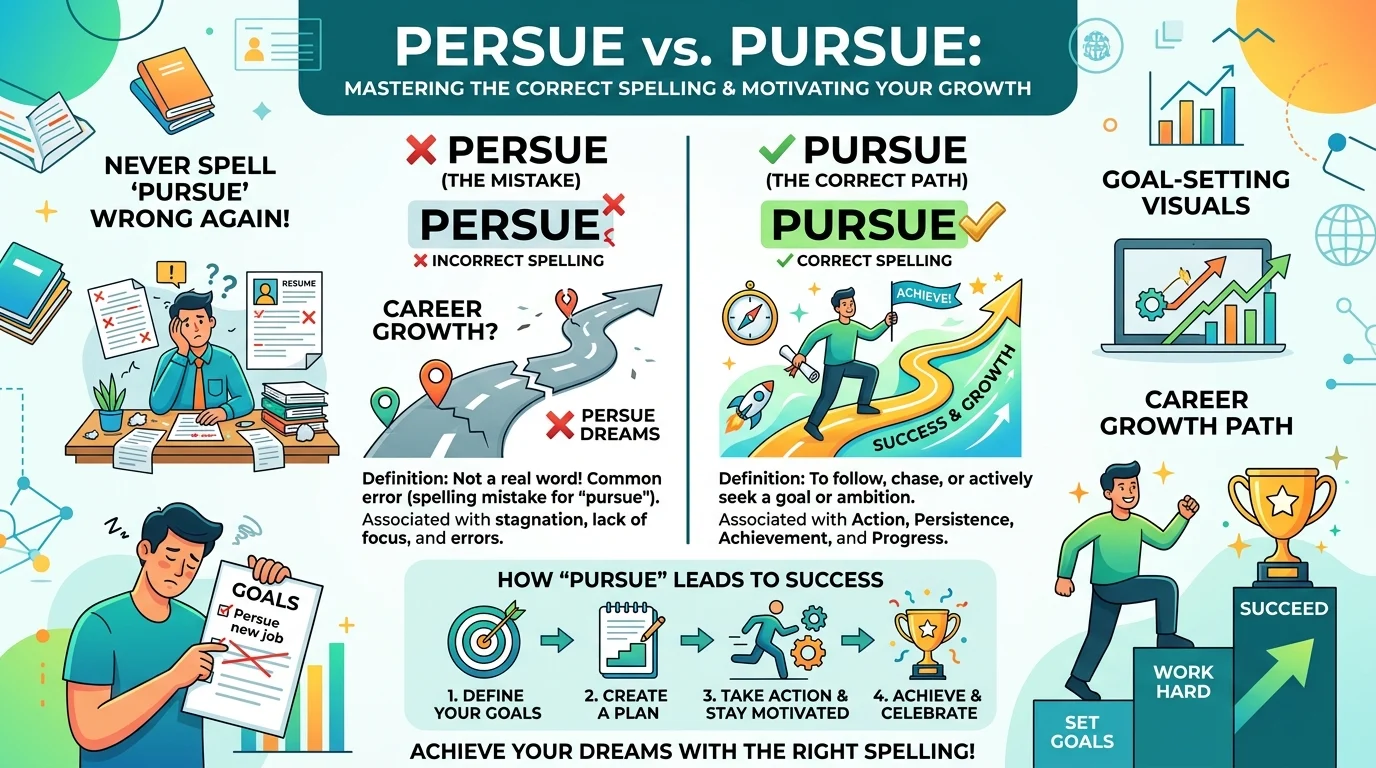 persue vs pursue