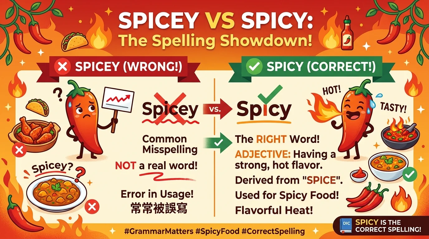 spicey vs spicy