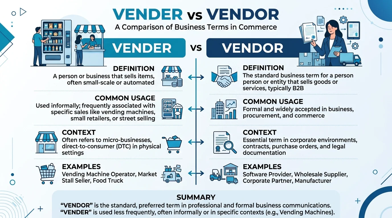vender vs vendor