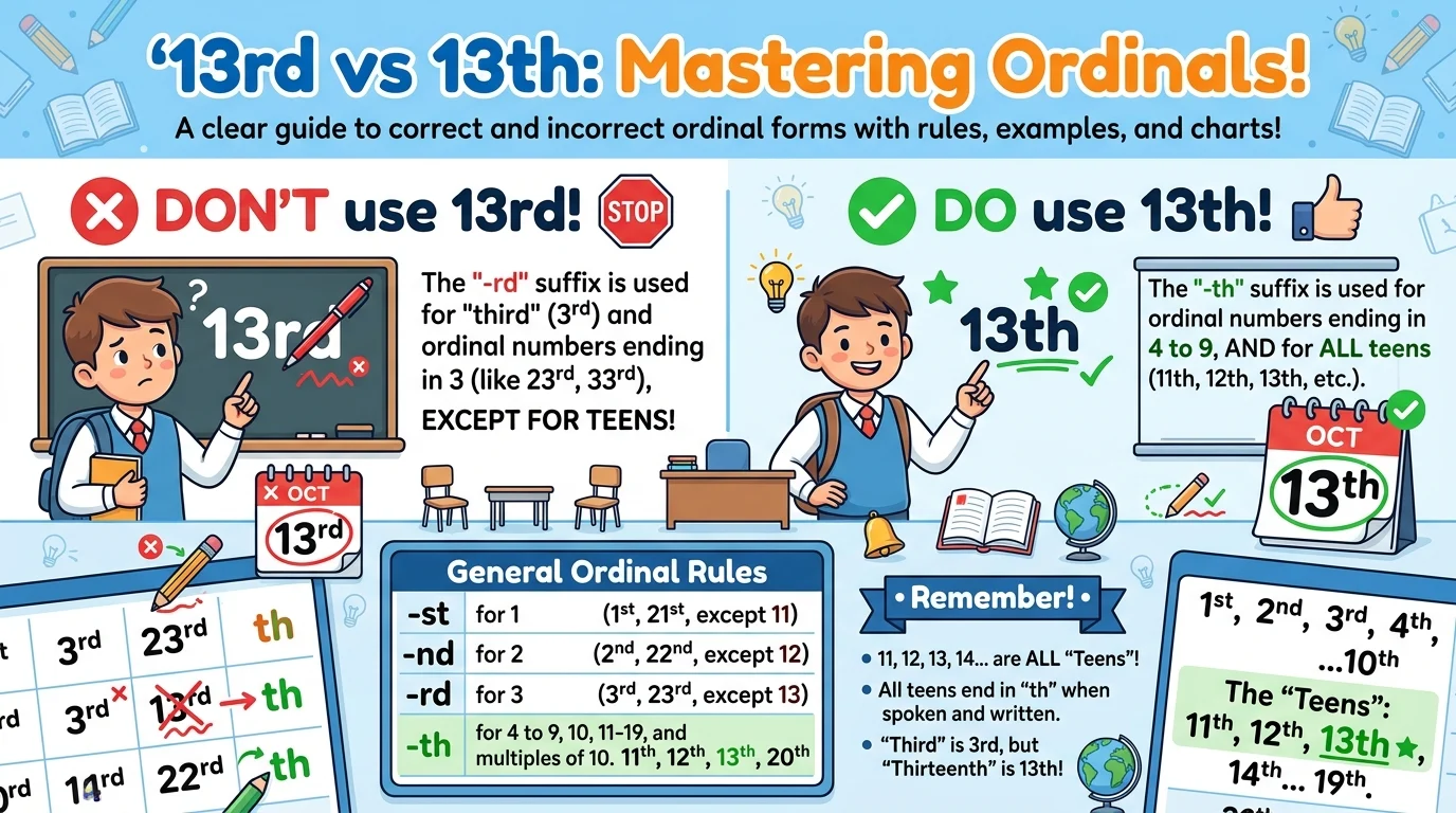 13rd vs 13th