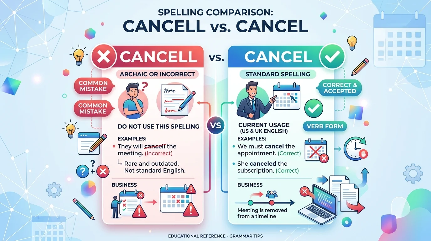 cancell vs cancel