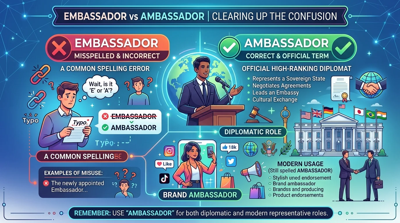 embassador vs ambassador