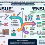 insue vs ensue