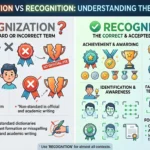 recognization vs recognition