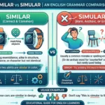 simular vs similar