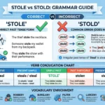 stole vs stold
