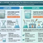 unpure vs impure