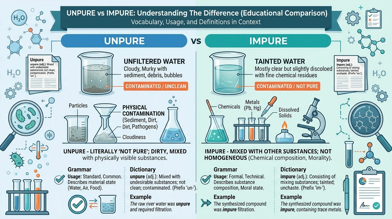 unpure vs impure