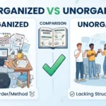 disorganized vs unorganized
