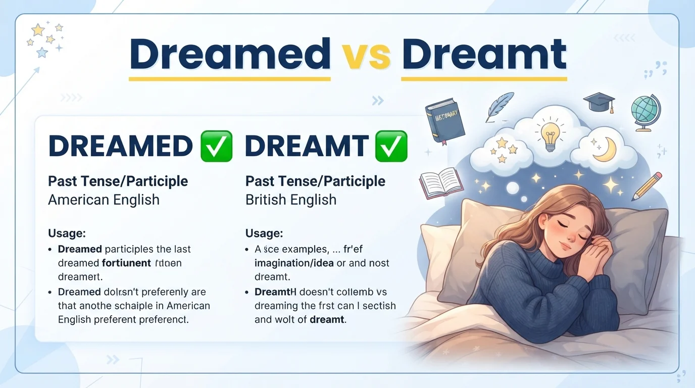 dreamed vs dreamt