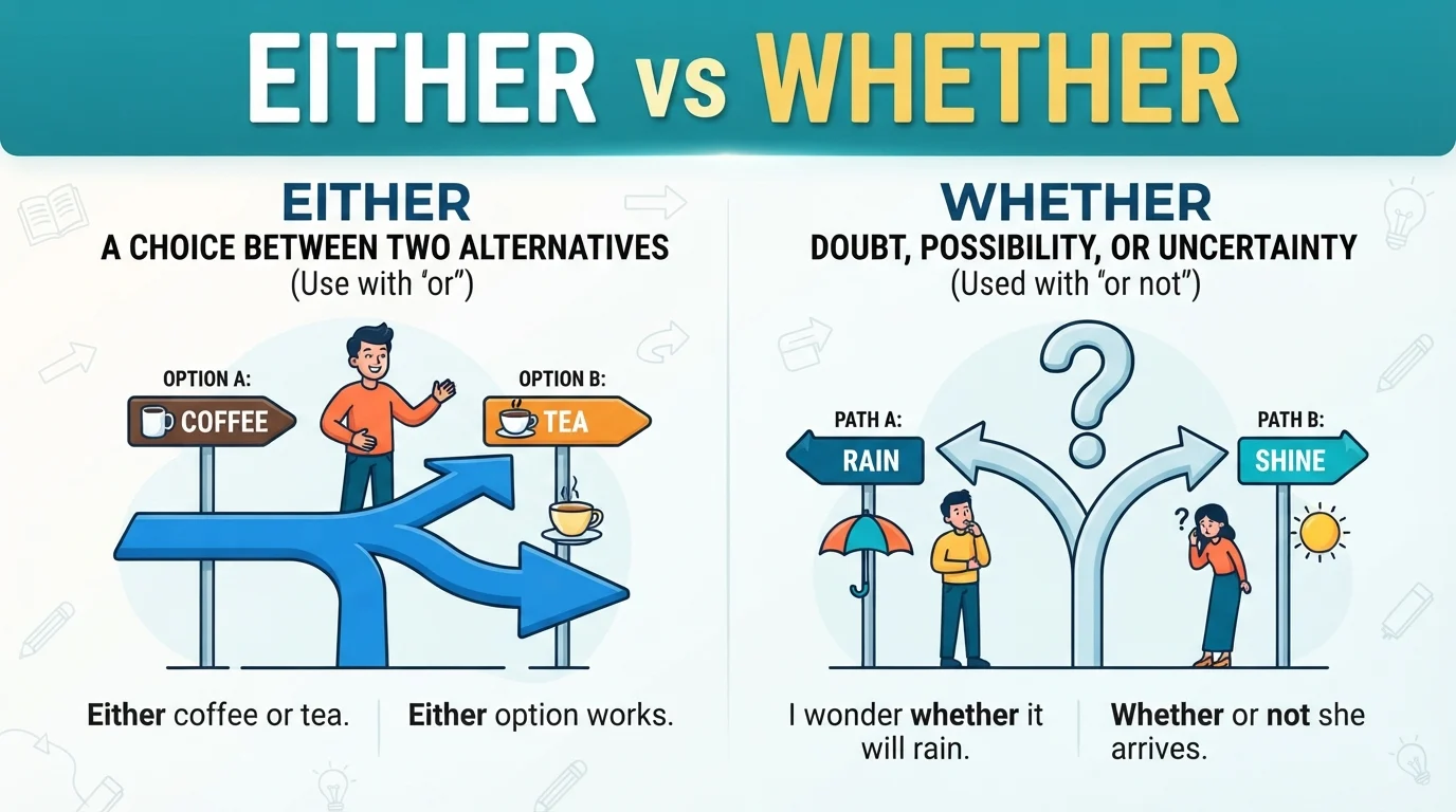 either vs whether