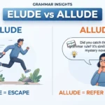 elude vs allude