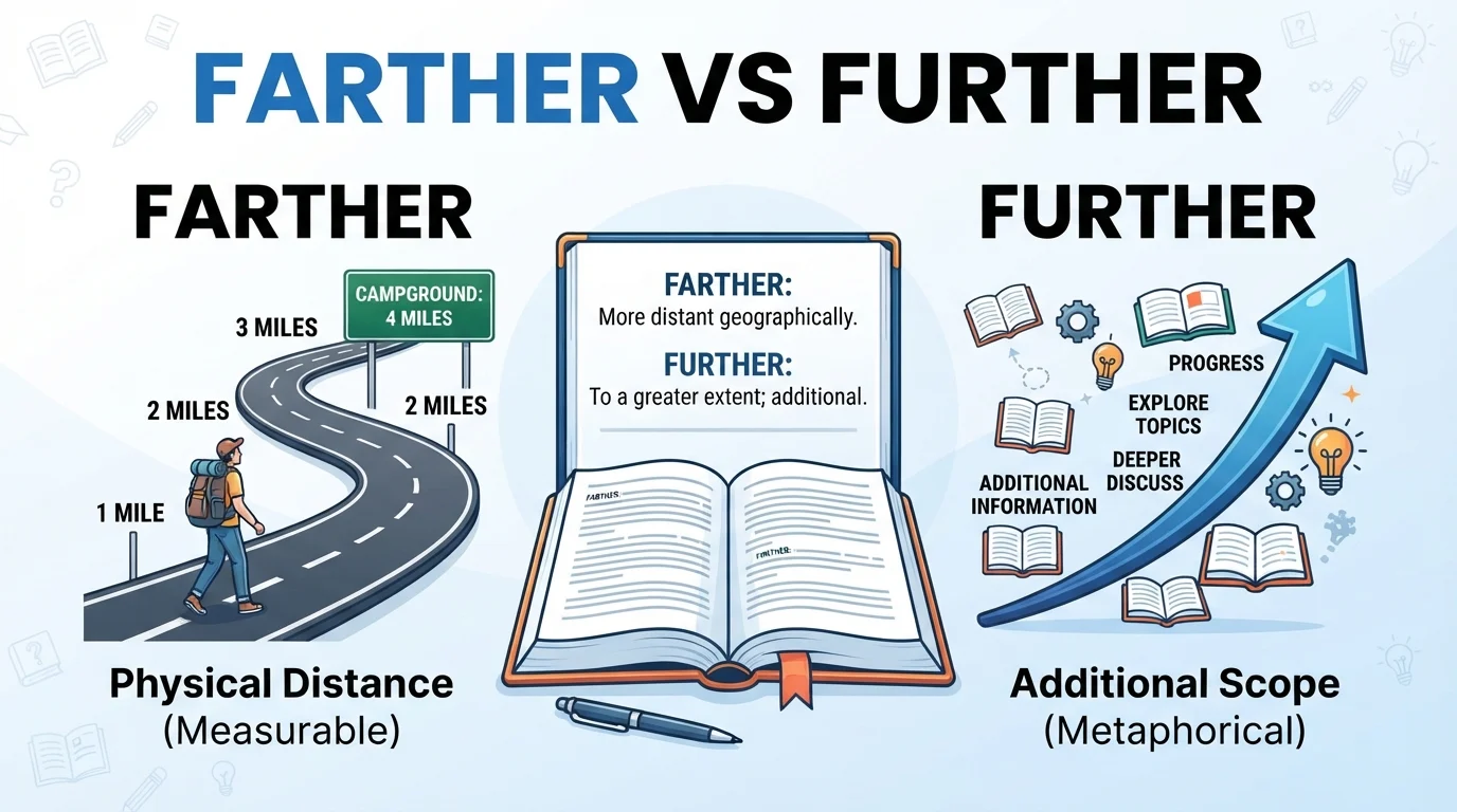 farther vs further