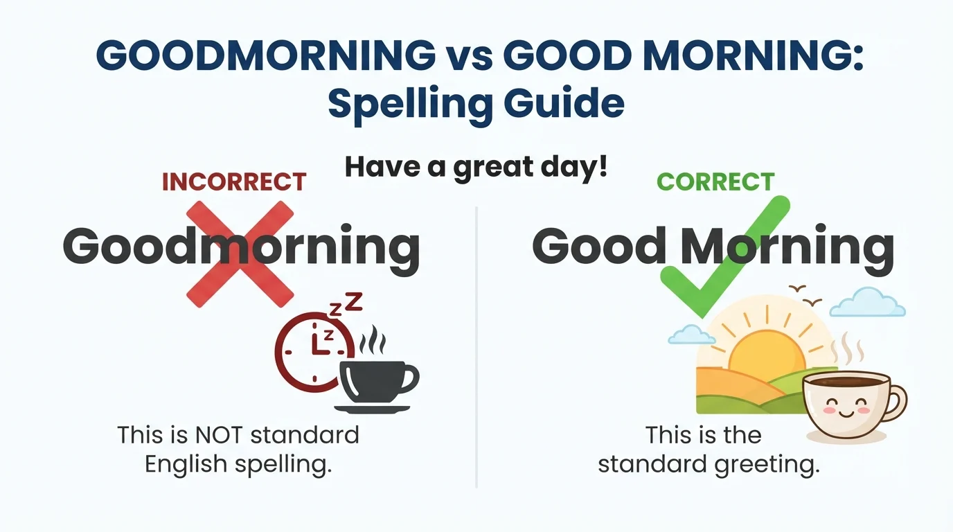 goodmorning vs good morning