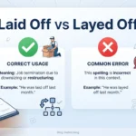 laid off vs layed off