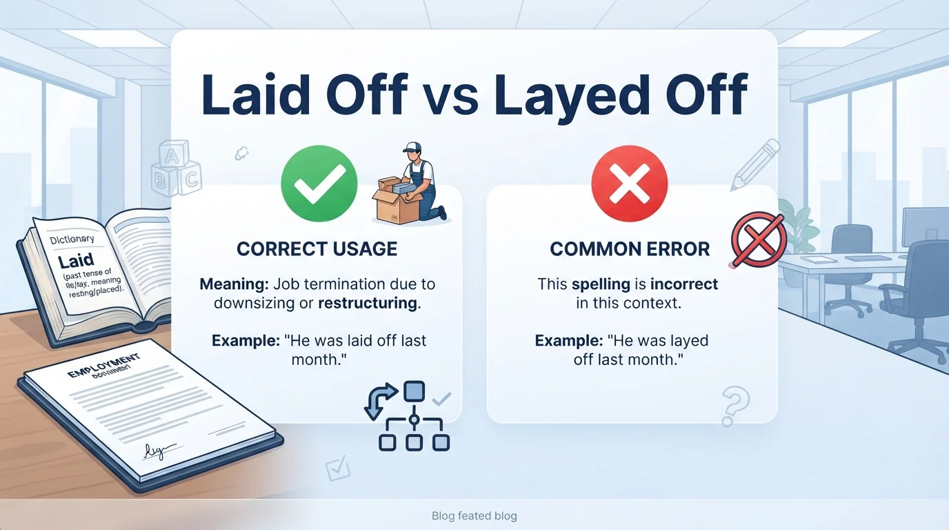 laid off vs layed off