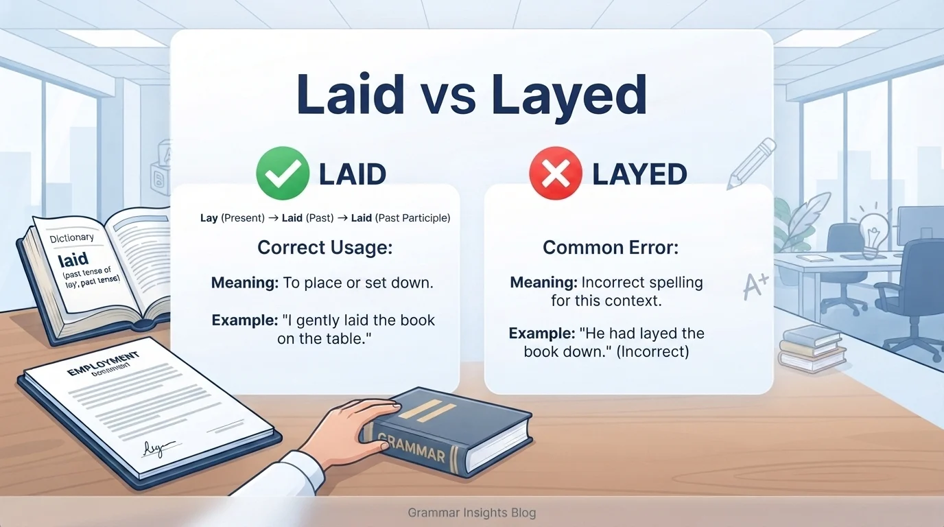 laid vs layed