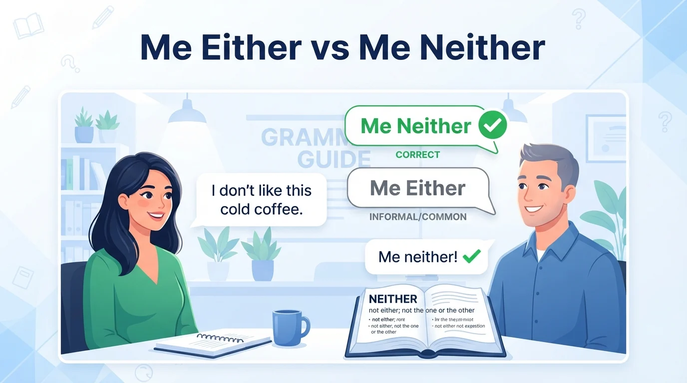 me either vs me neither