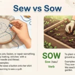 sew vs sow