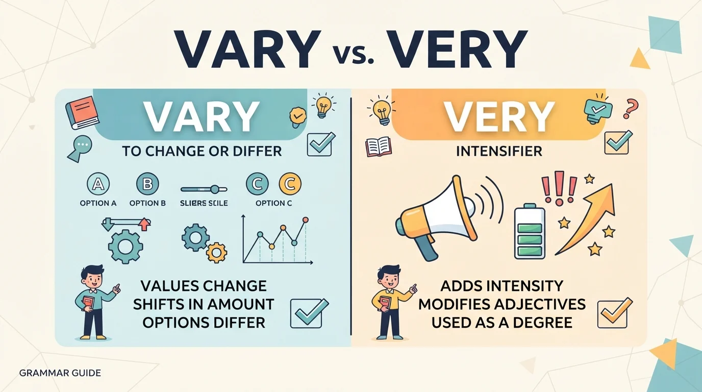 vary vs very